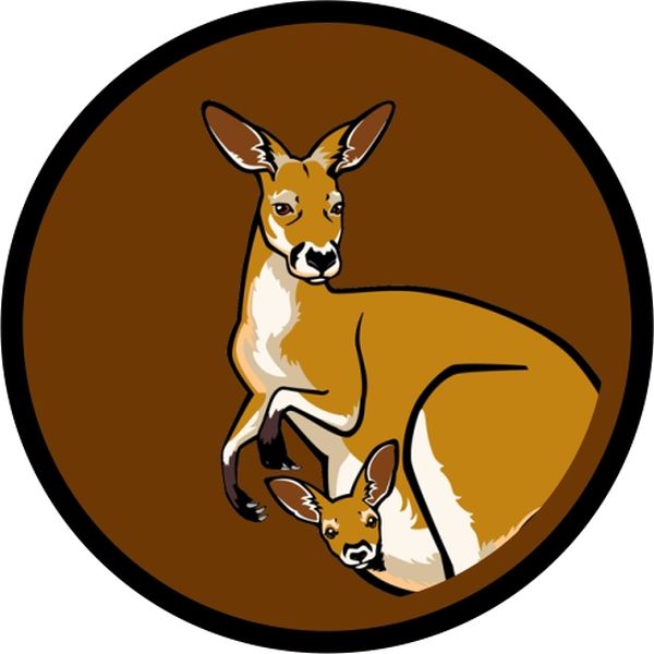 Aufnäher Sippenabzeichen Känguru 11-30