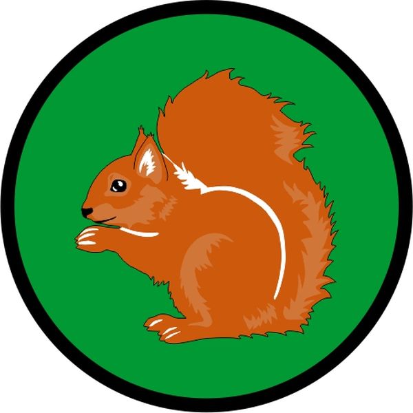 Aufnäher Sippenabzeichen Eichhörnchen 1-10