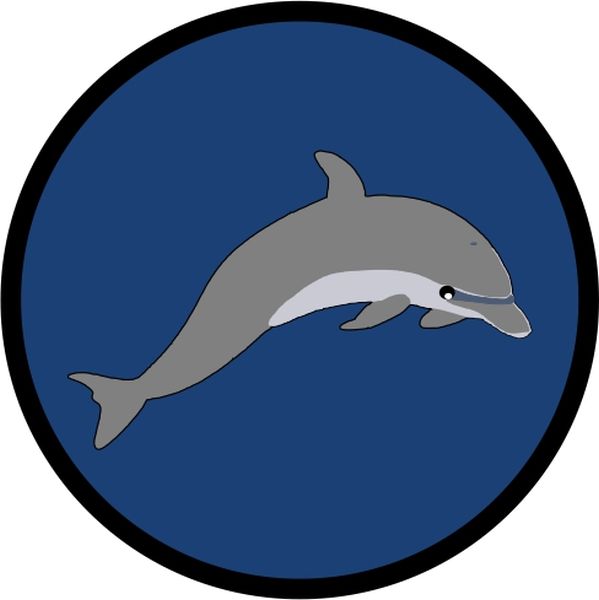 Aufnäher Sippenabzeichen Delphin 31-50