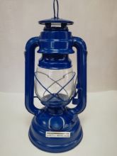 Petroleumlampe - 25cm, blau