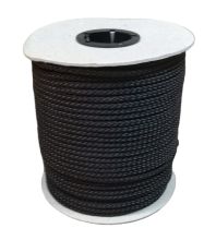 Seil aus Polypropylen, Ø 4 mm, schwarz - 100m