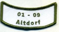 Stammpostenaufnäher 01-09 Altdorf