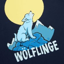 Wölflings-T-Shirt Heulender Wolf