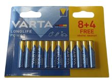 Varta LONGLIFE AAA Batterien Micro 4903 12 Stück